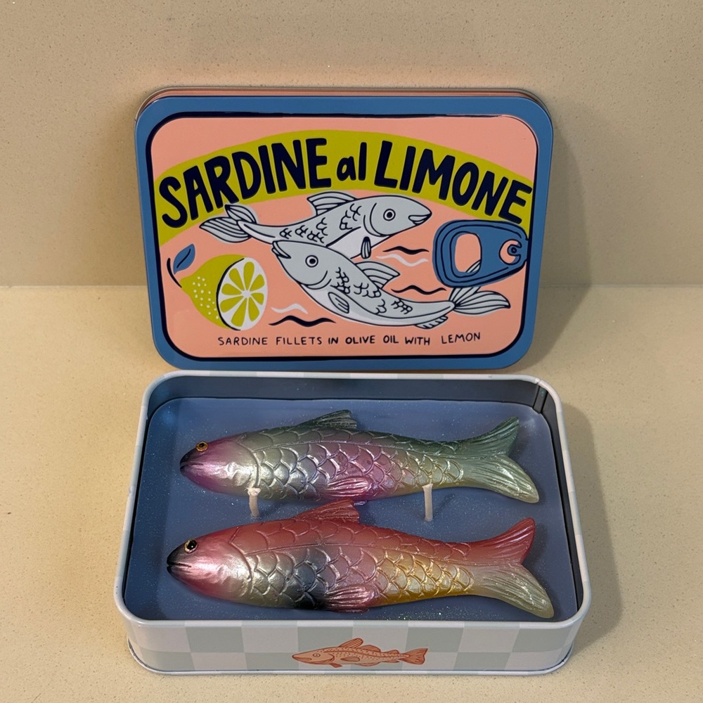 Sardine al Limone Fish Candle